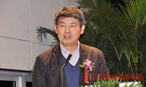 在"2014中國智慧政府發(fā)展年會"上，中國社科院信息化研究中心主任汪向東發(fā)表主題演講